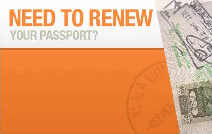 A passport sitting on top of an orange background.